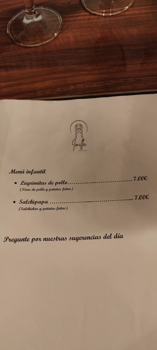 Restaurante IMILLA Photo Menu 4