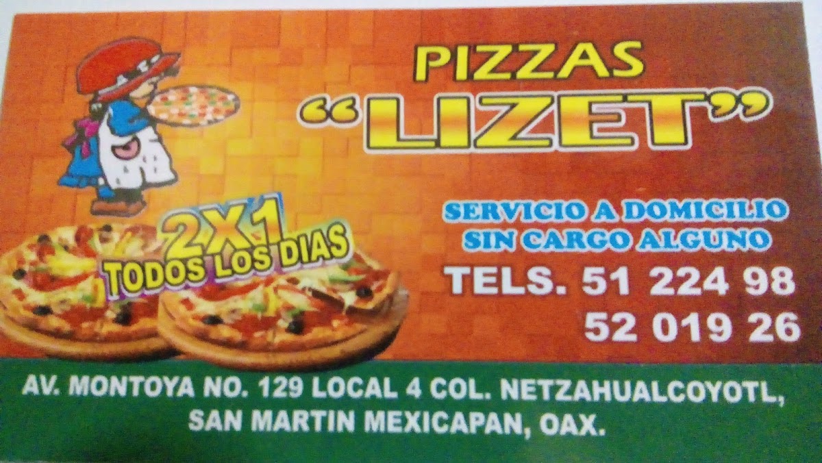 Pizza Lizet Photo Menu 9