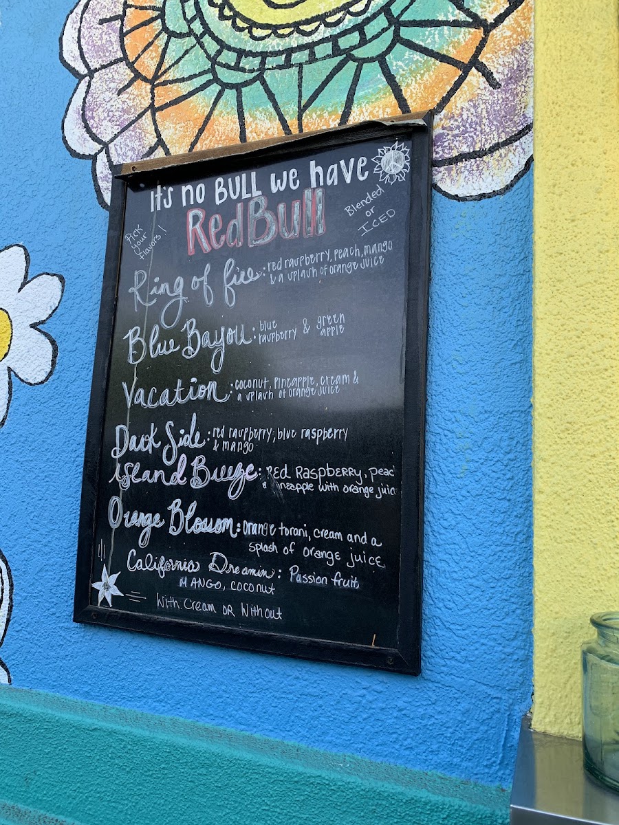 Peace Love Shave Ice Photo Menu 3