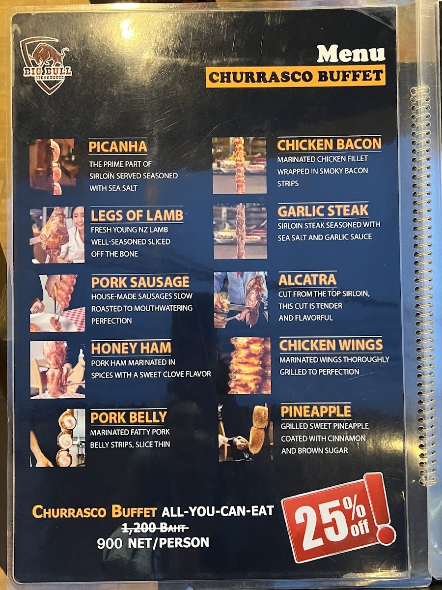 Big Bull Steakhouse Hua Hin Photo Menu 4