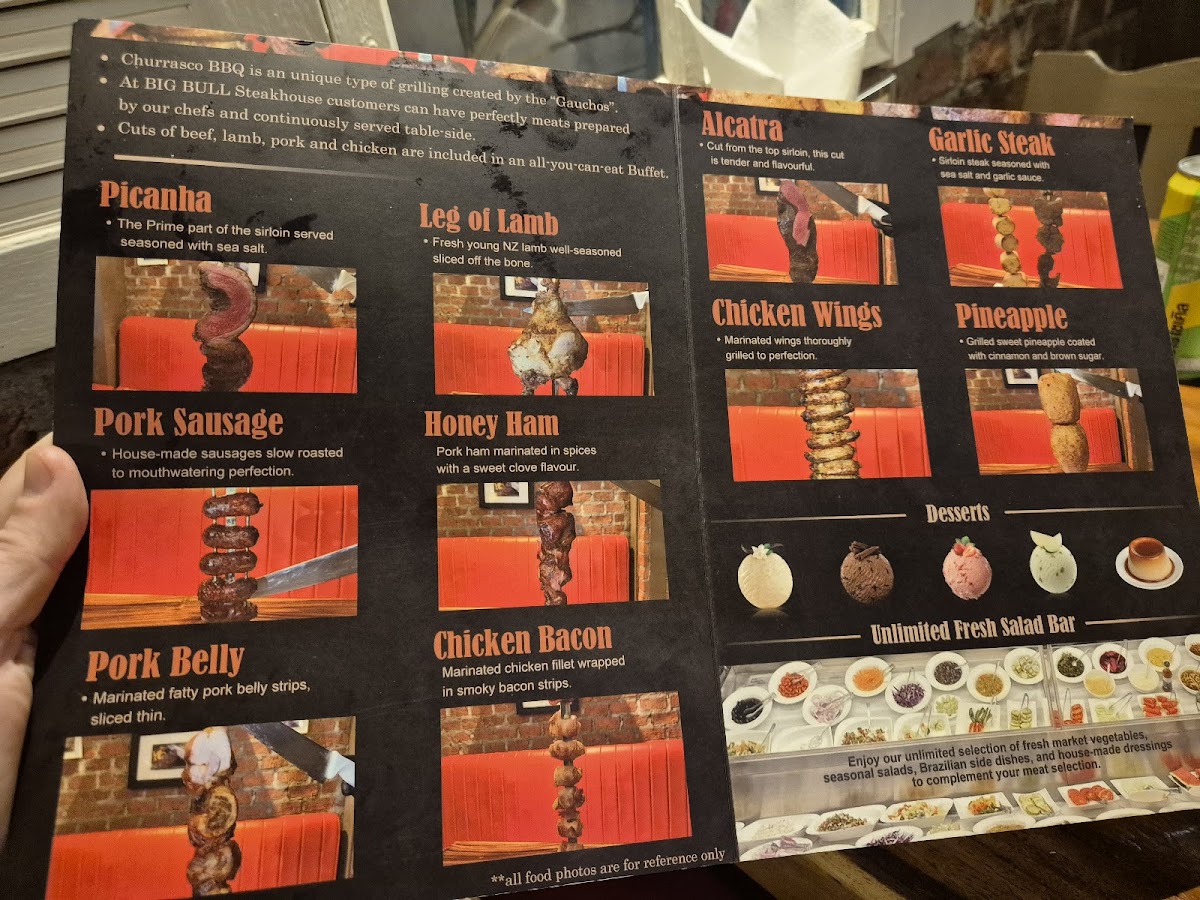 Big Bull Steakhouse Hua Hin Photo Menu 5