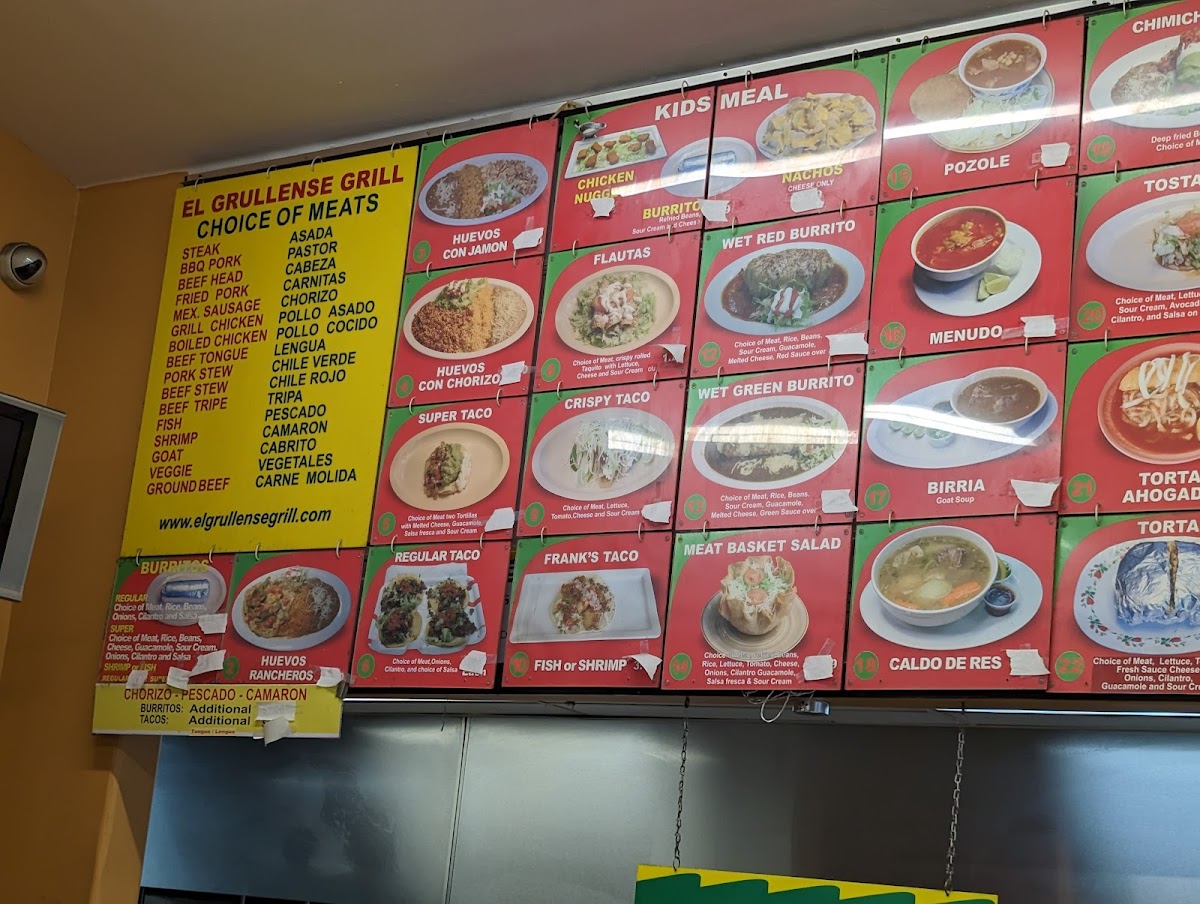 El Grullense Grill Photo Menu 2
