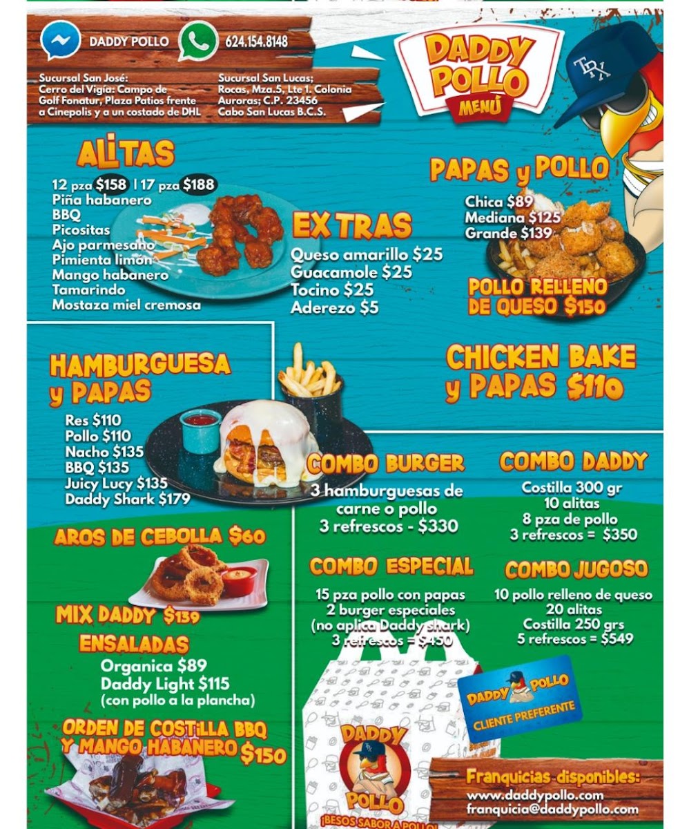 Daddy Pollo GO Lomas del Sol Photo Menu 1