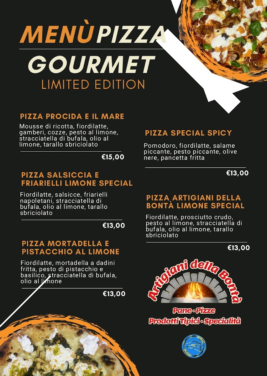 Artigiani della Bontà Pizzeria Photo Menu 2