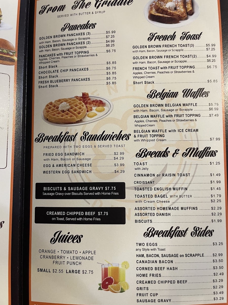 Eisenhower diner Photo Menu 5
