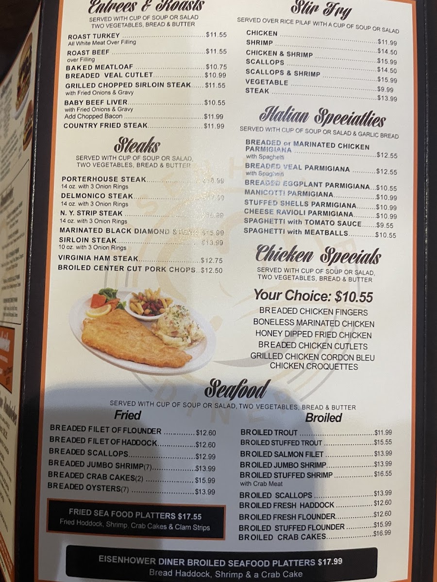 Eisenhower diner Photo Menu 9