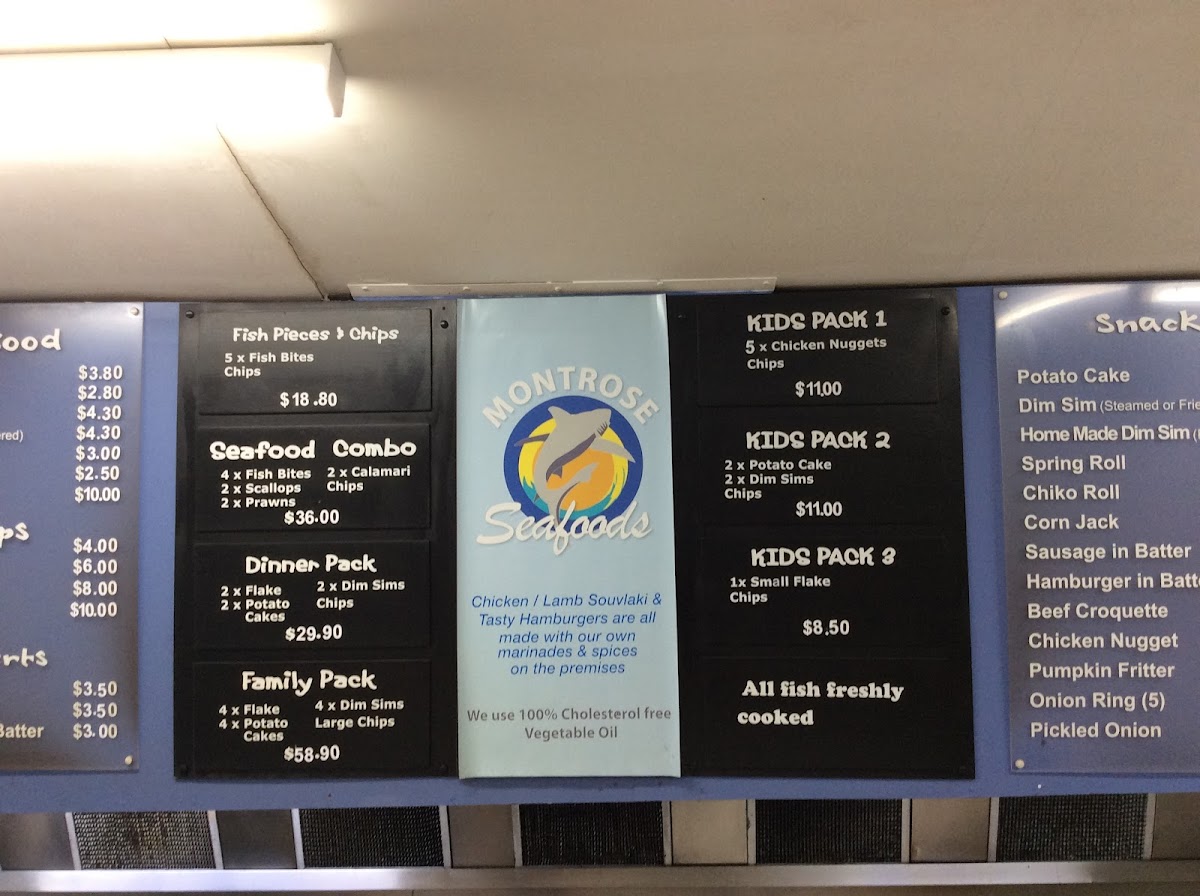 Montrose Seafood Photo Menu 6