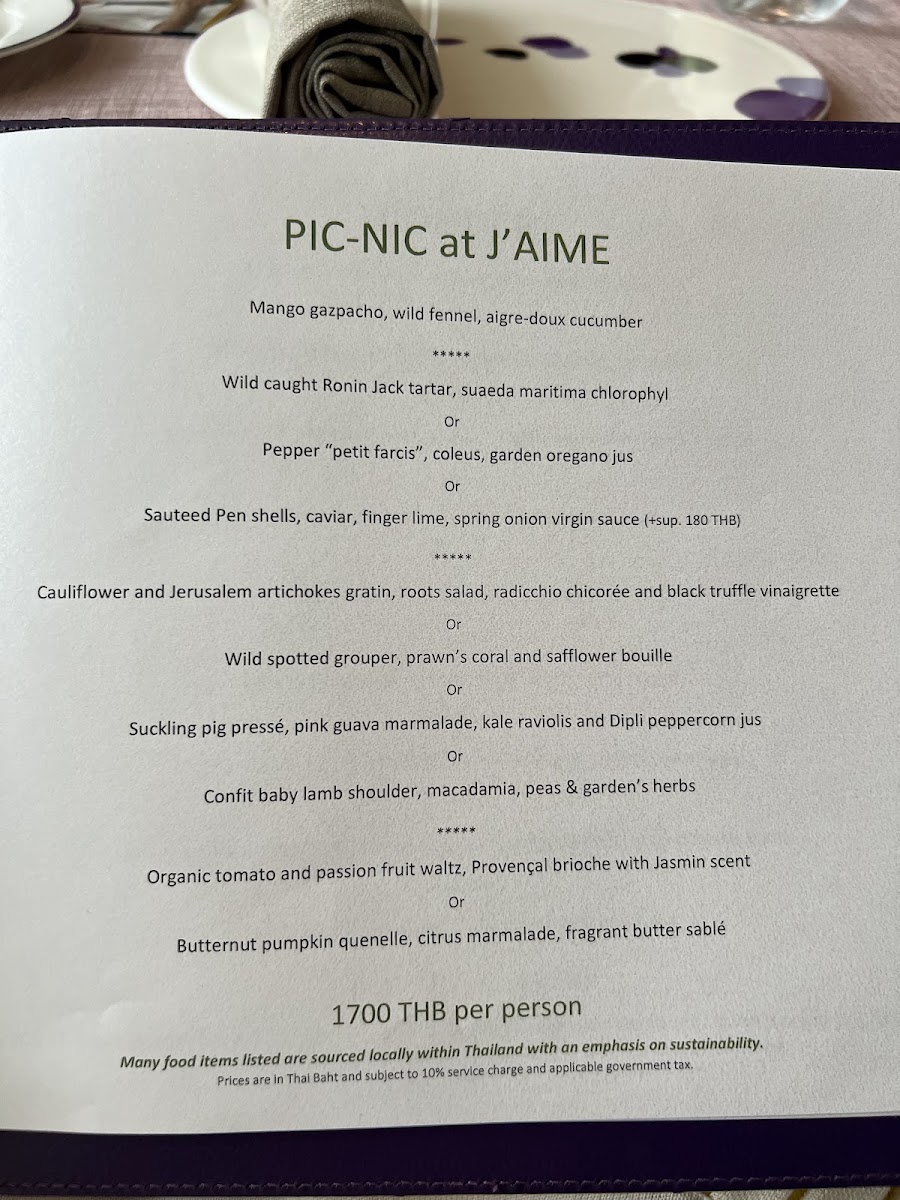 J'AIME by Jean-Michel Lorain at U Sathorn Photo Menu 6
