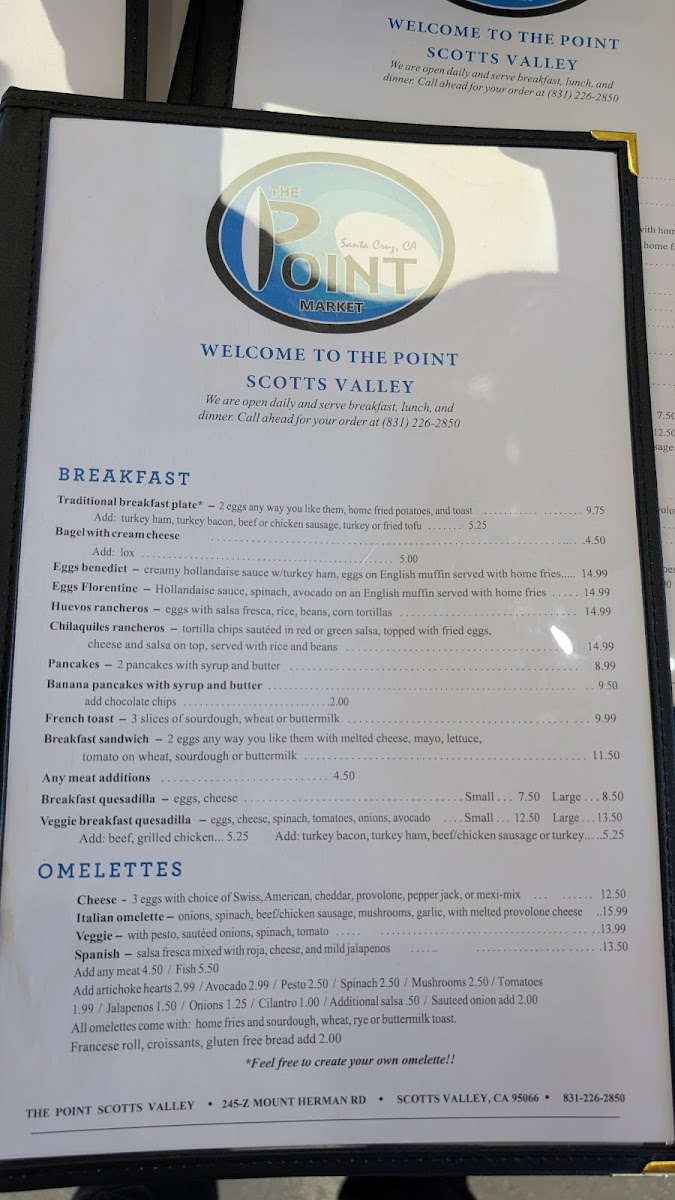 The Point Scotts Valley Photo Menu 8