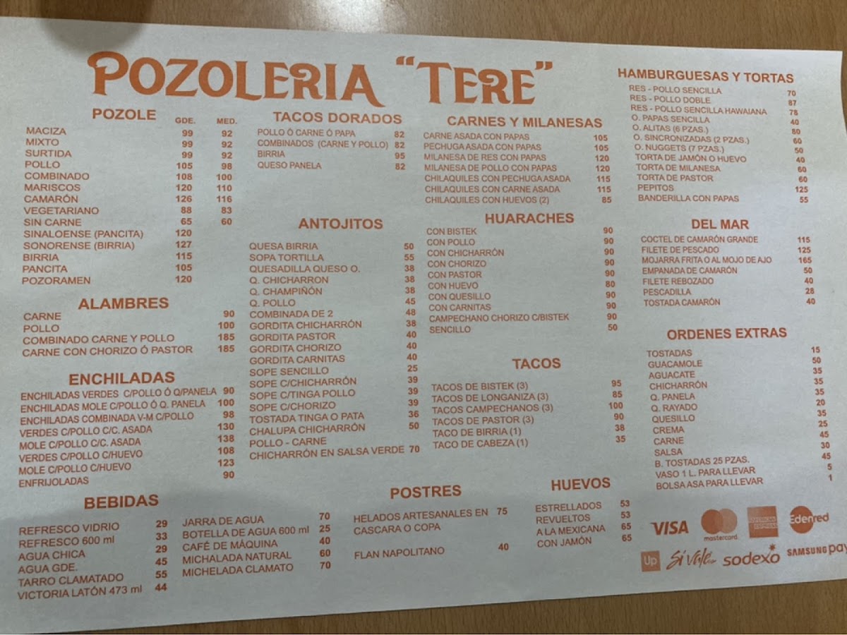 Pozolería Tere Photo Menu 2