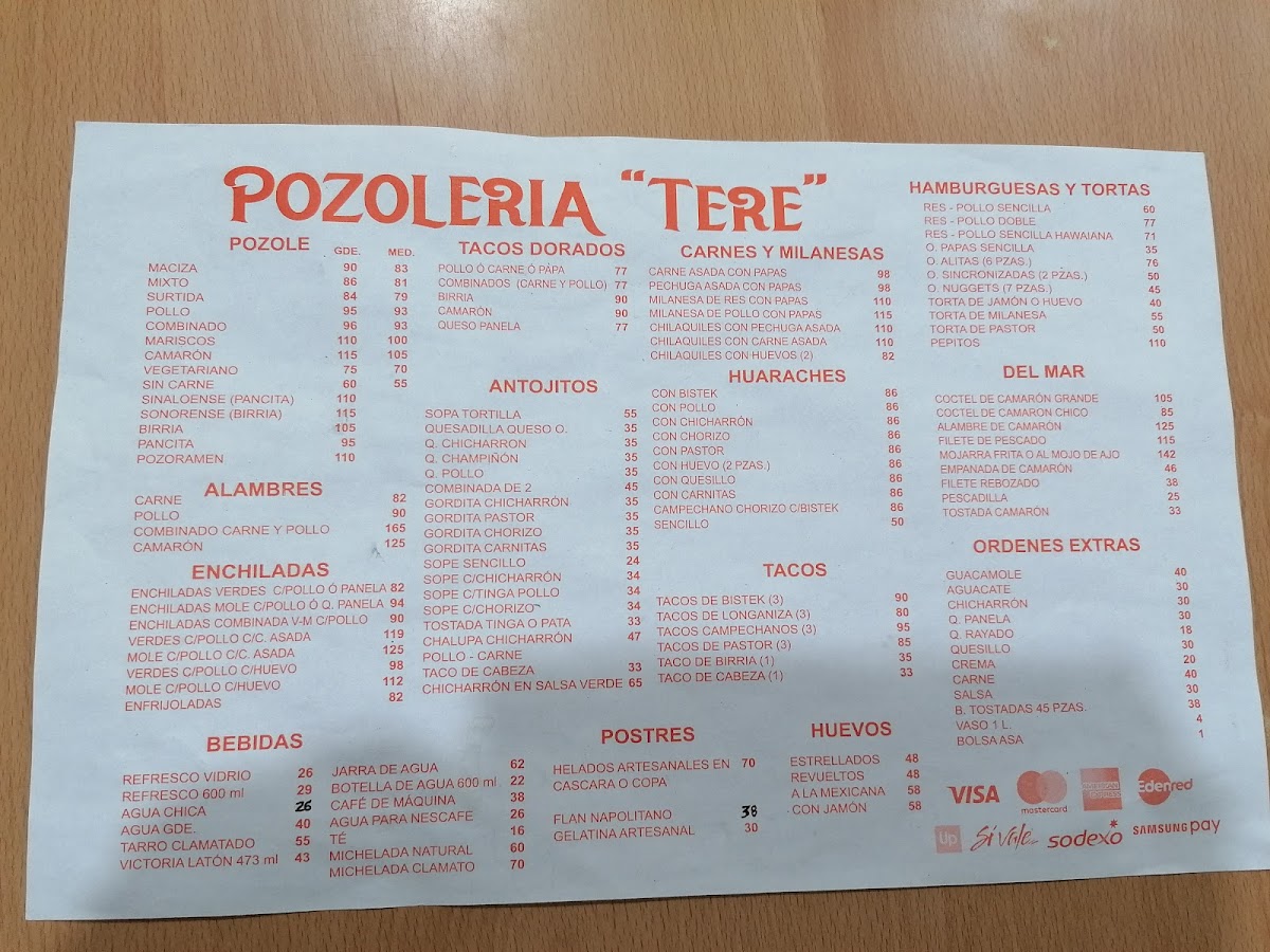 Pozolería Tere Photo Menu 4