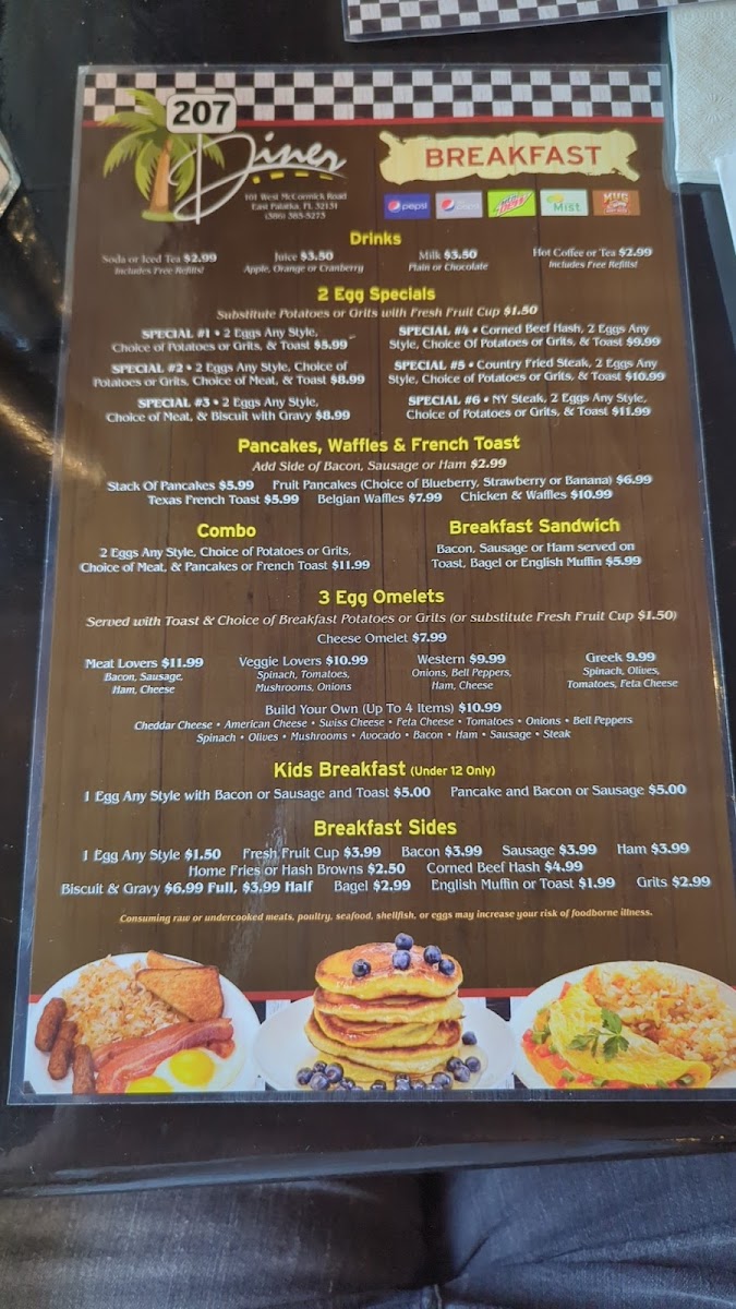 207 Diner Photo Menu 6