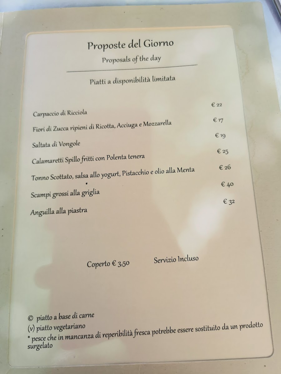 Ristorante Villa ‘600 Photo Menu 4