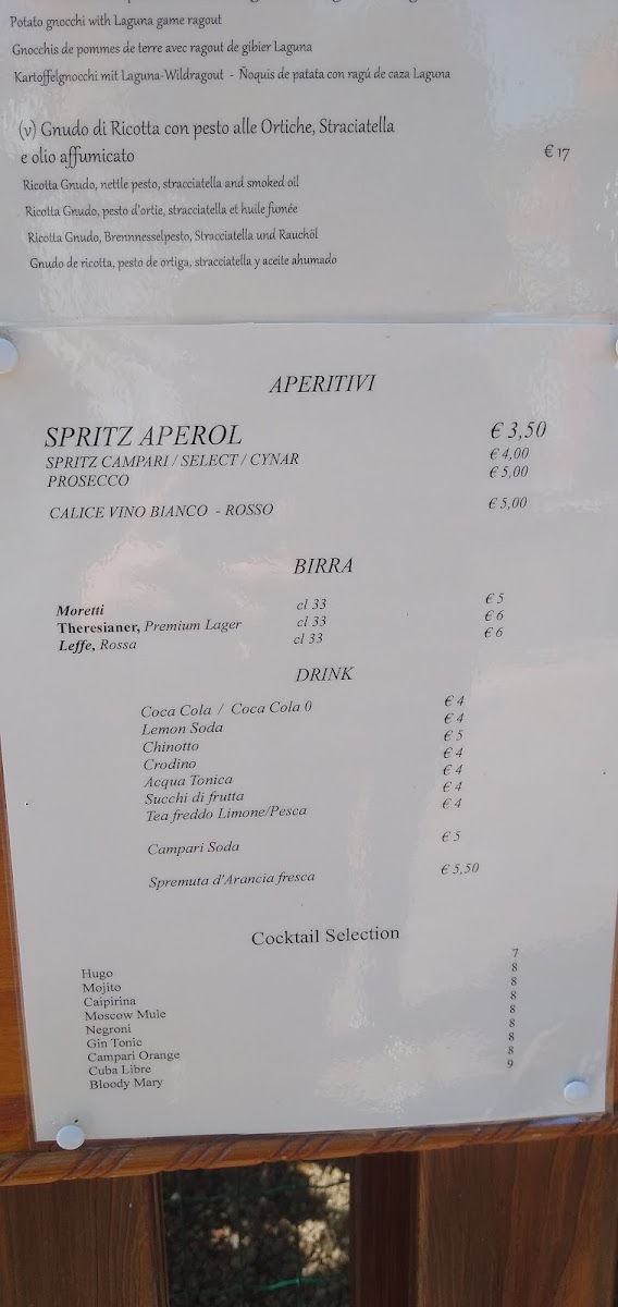 Ristorante Villa ‘600 Photo Menu 5