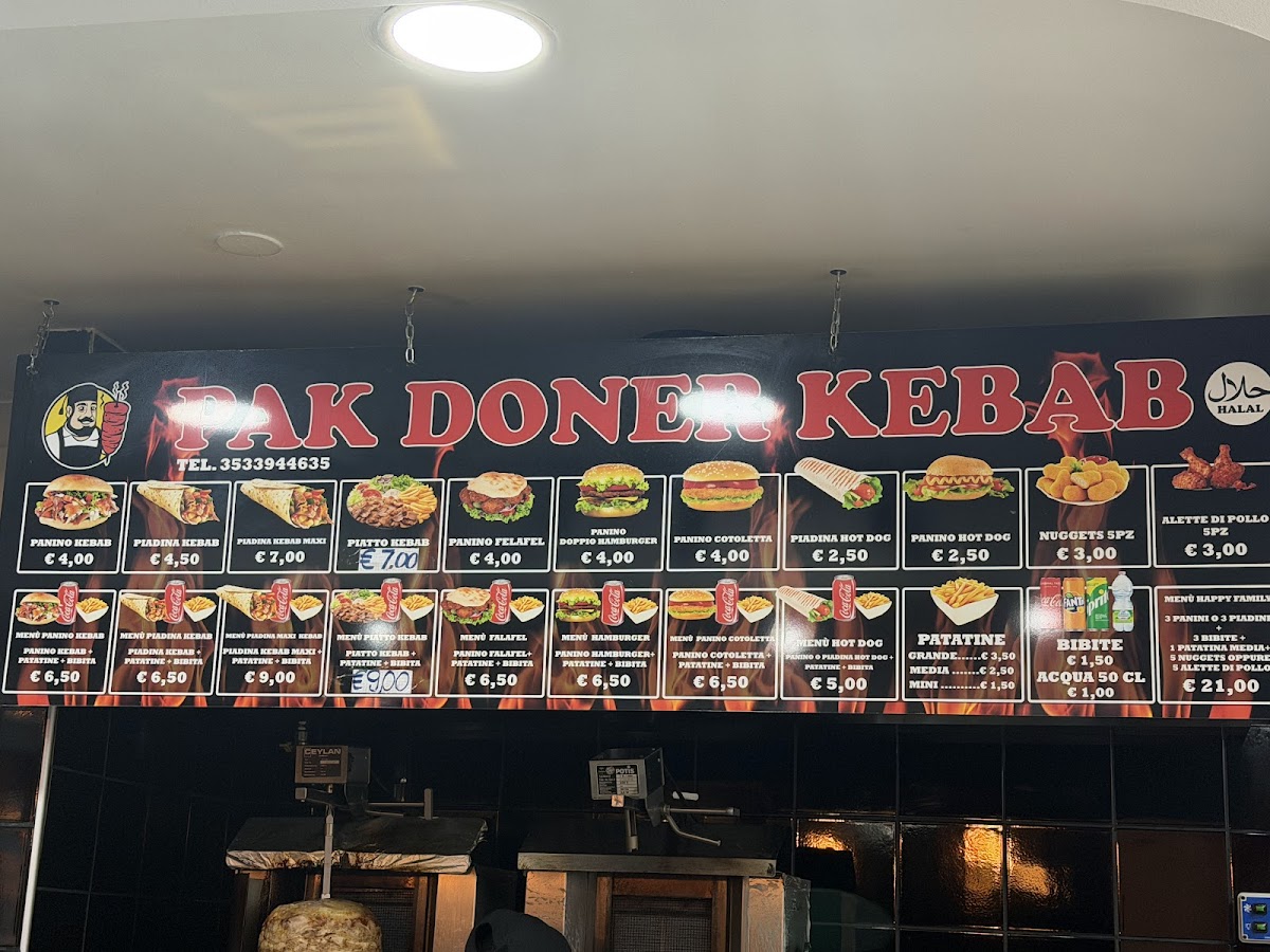 PAK DONER KEBAB Photo Menu 2