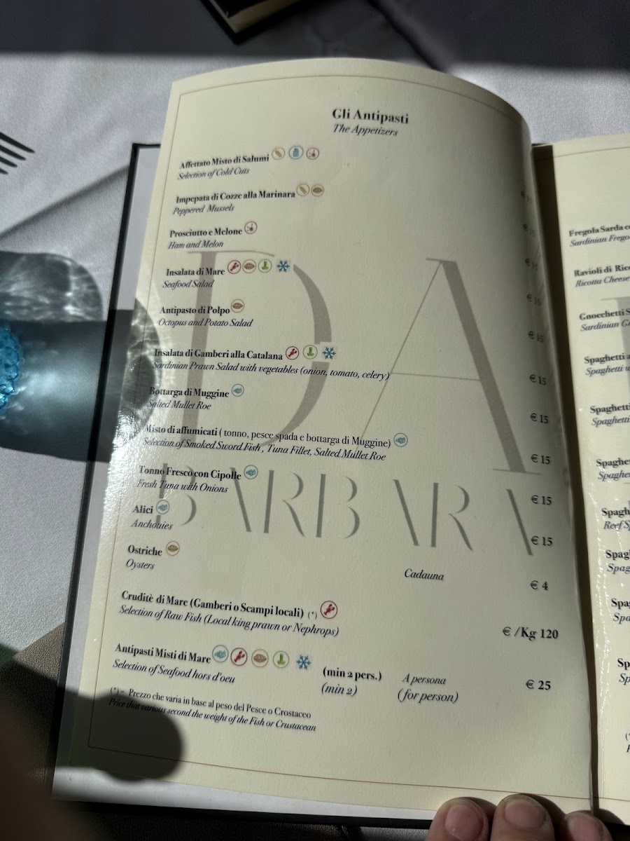 Ristorante Da Barbara di Asuni Lazzaro e C. Photo Menu 7