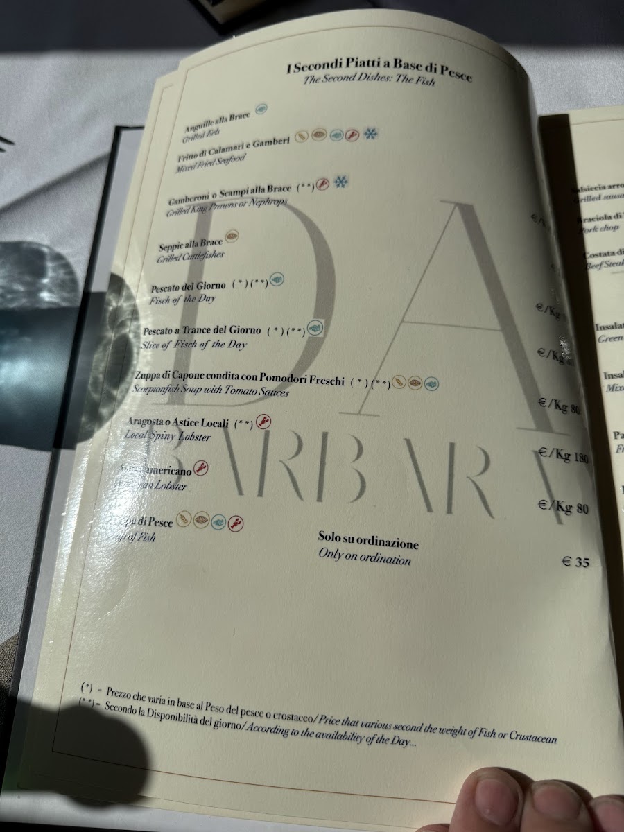Ristorante Da Barbara di Asuni Lazzaro e C. Photo Menu 8