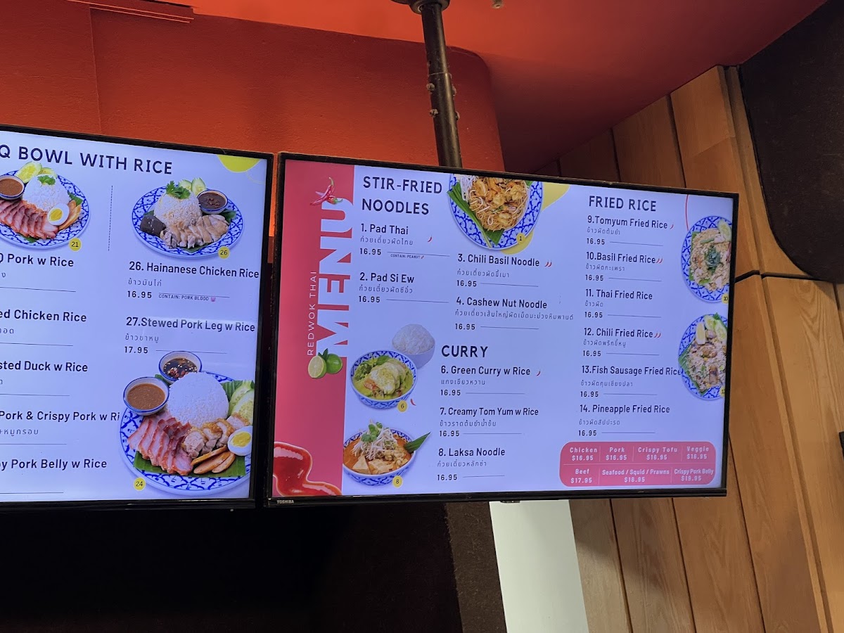 Red Wok Thai (Macquarie Centre) Photo Menu 4