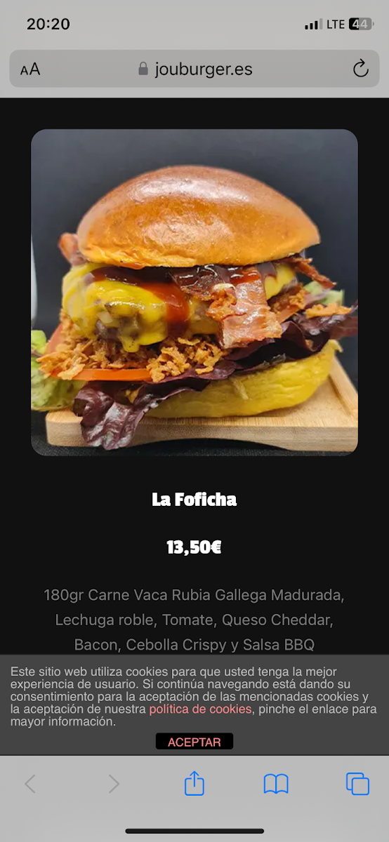 Jou Burger Photo Menu 6