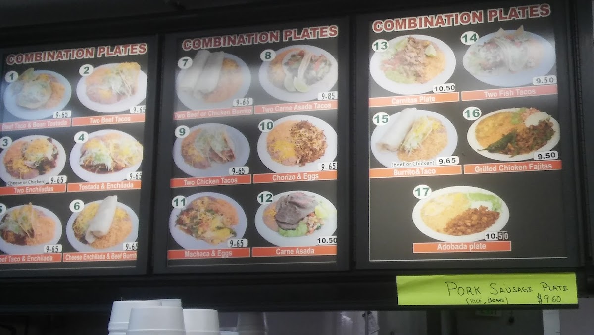 Adalberto’s Méxican Food Photo Menu 10