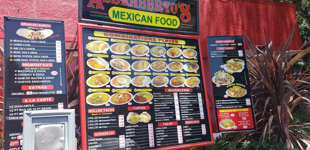 Adalberto’s Méxican Food Photo Menu 6