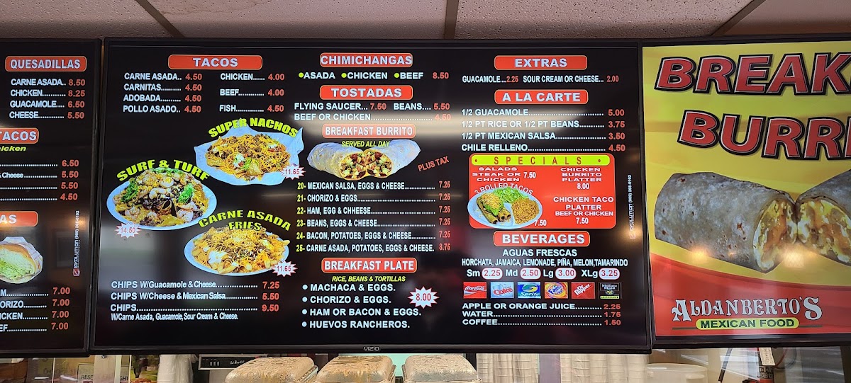 Adalberto’s Méxican Food Photo Menu 7