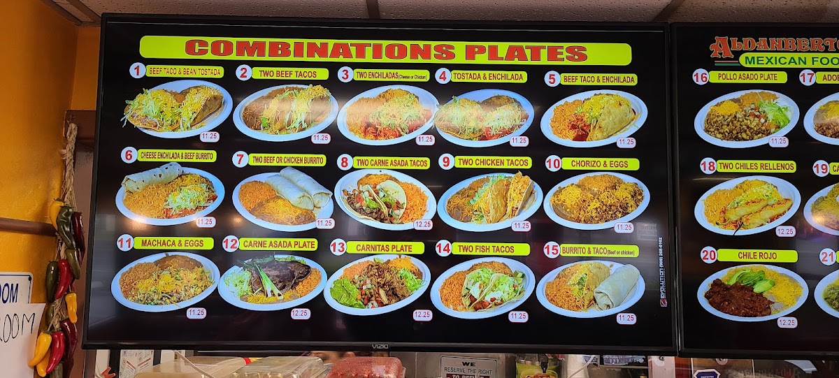 Adalberto’s Méxican Food Photo Menu 8