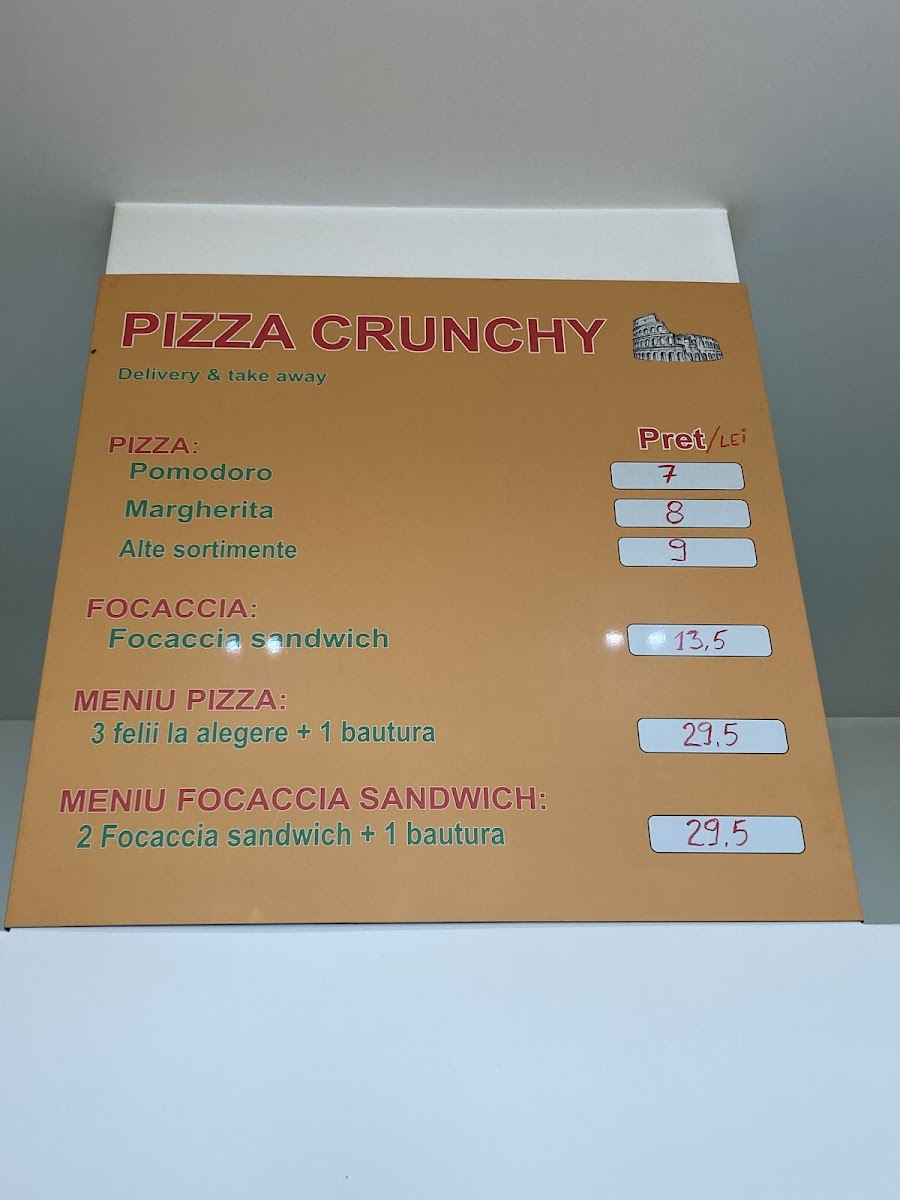 PIZZA CRUNCHY Photo Menu 1
