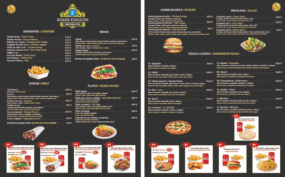 LA MONTAÑA PIZZA & KEBAB Photo Menu 1