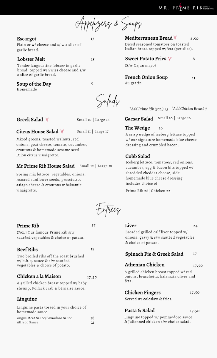 Mr Prime Rib Photo Menu 3