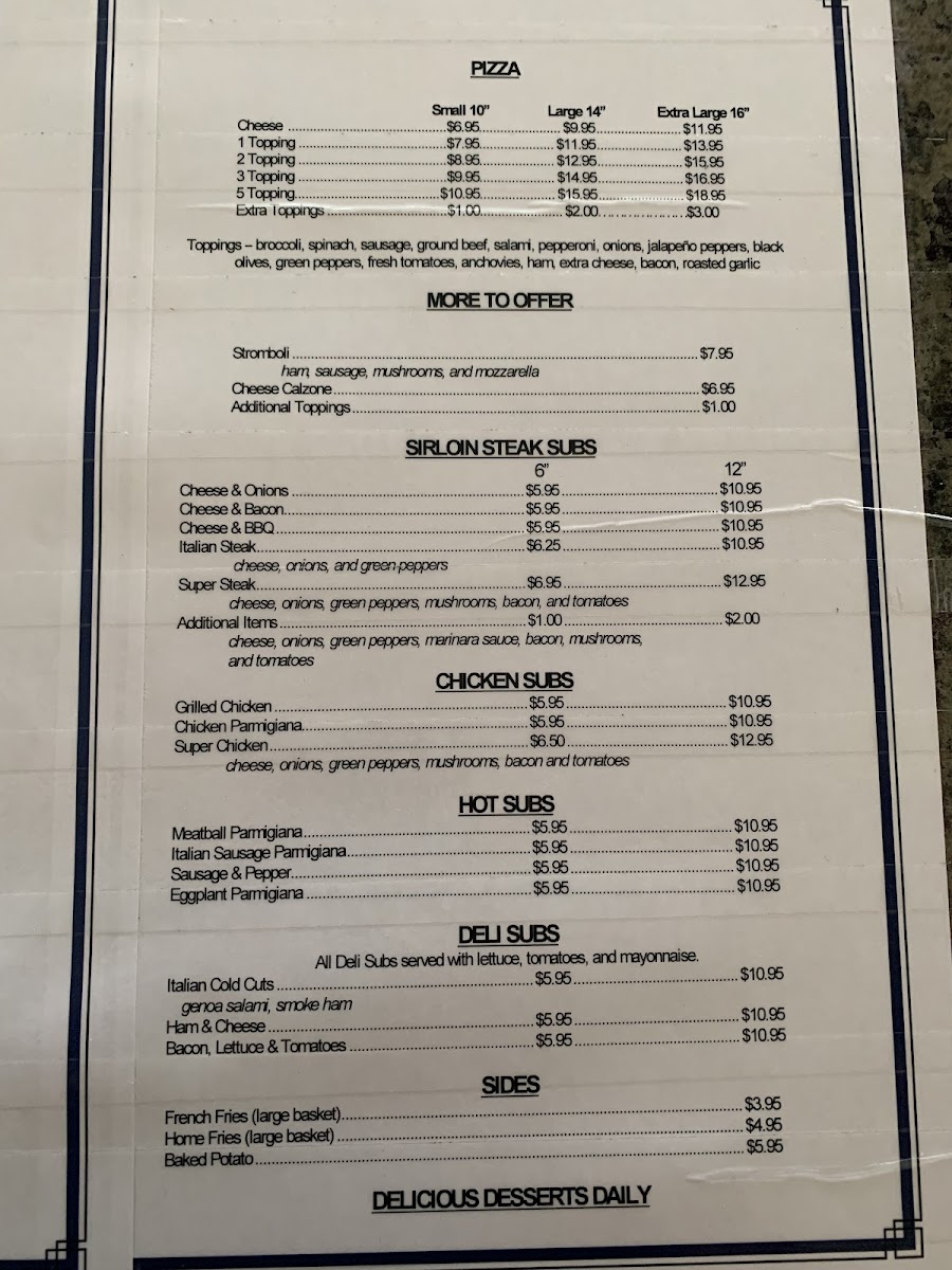 Armando's Italian Restaurant Photo Menu 4