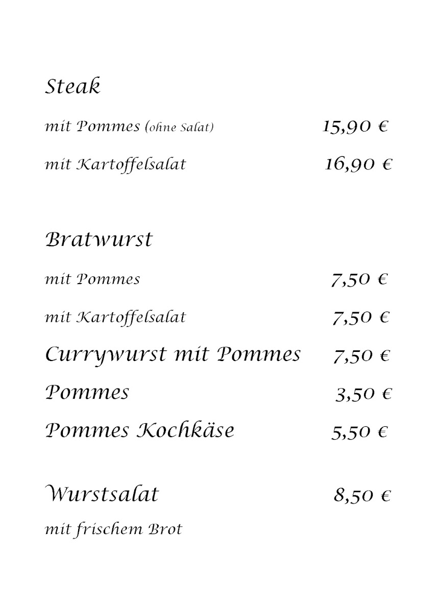 La Bastille Eventrestaurant Photo Menu 1