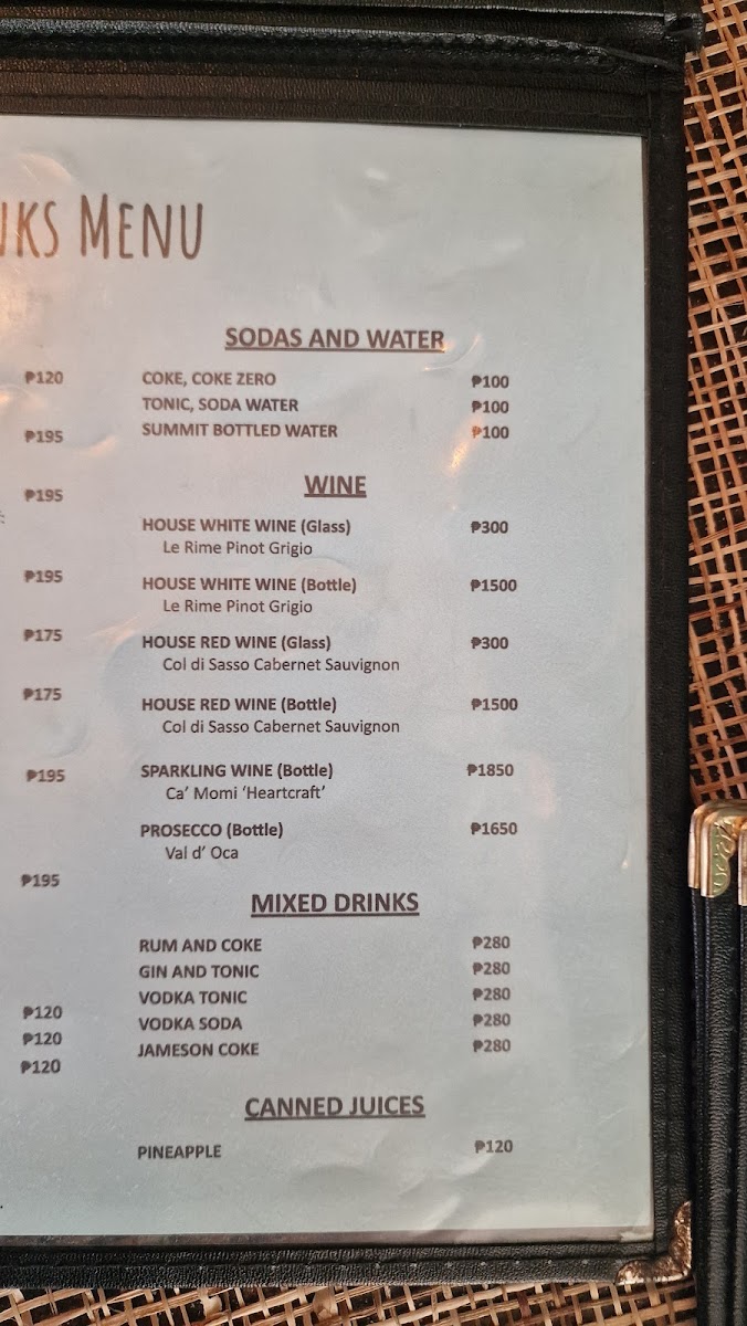 Hayahay Cafe, El Nido Photo Menu 10