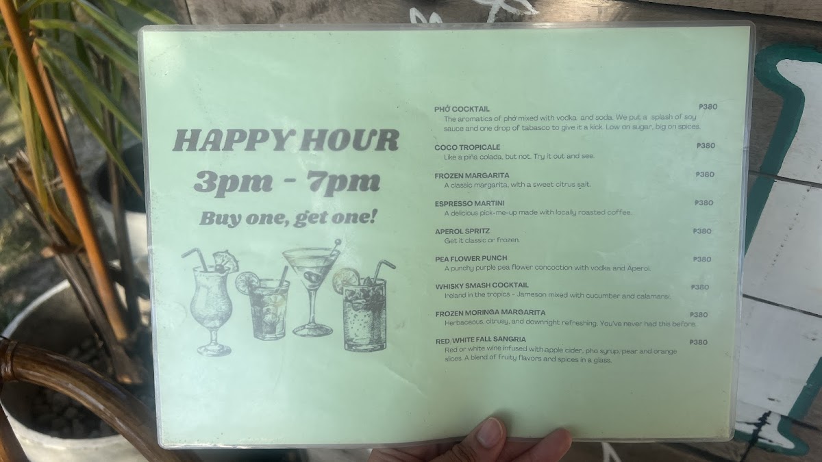 Hayahay Cafe, El Nido Photo Menu 8
