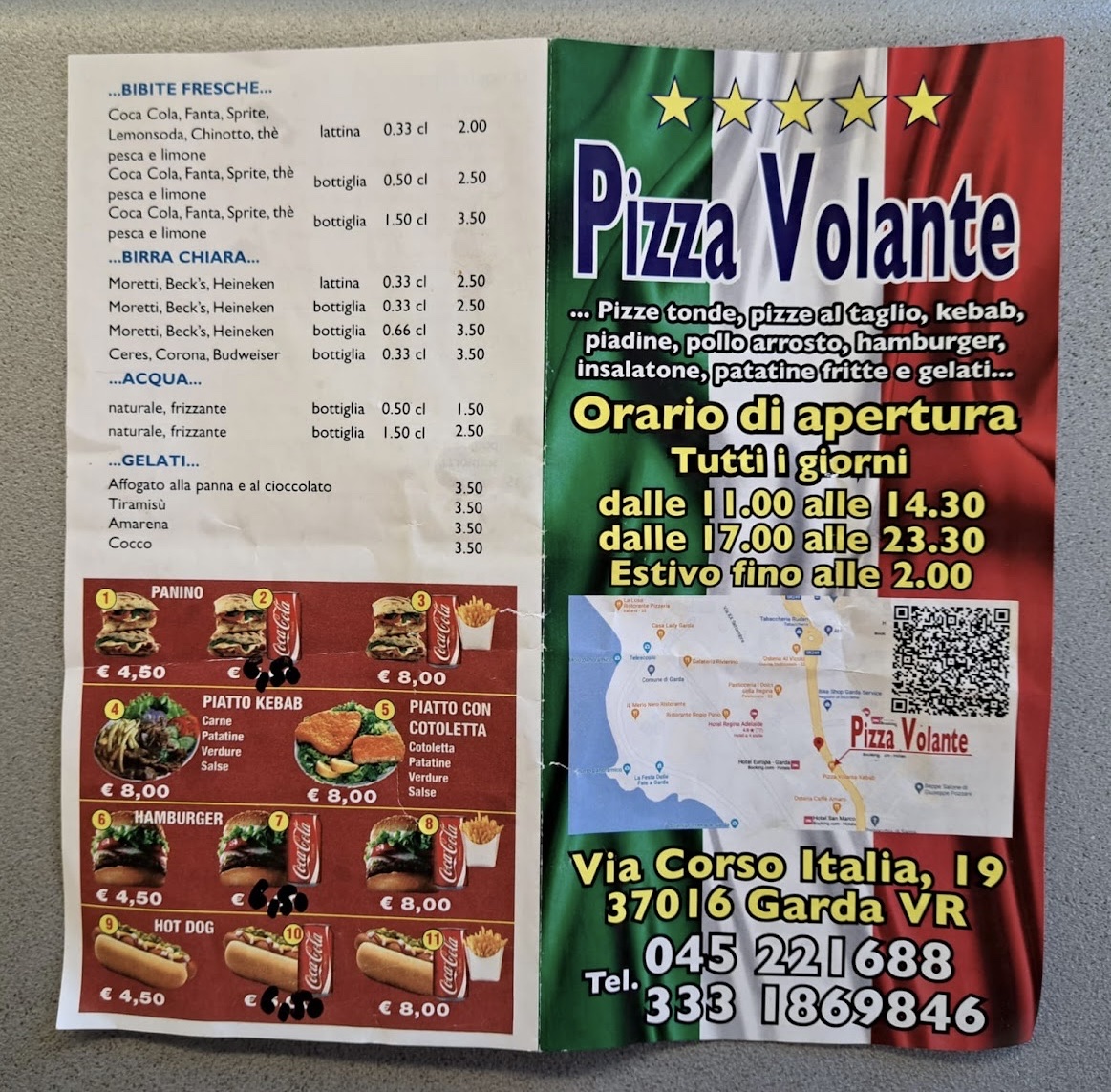 Pizza Volante Kebab Photo Menu 1