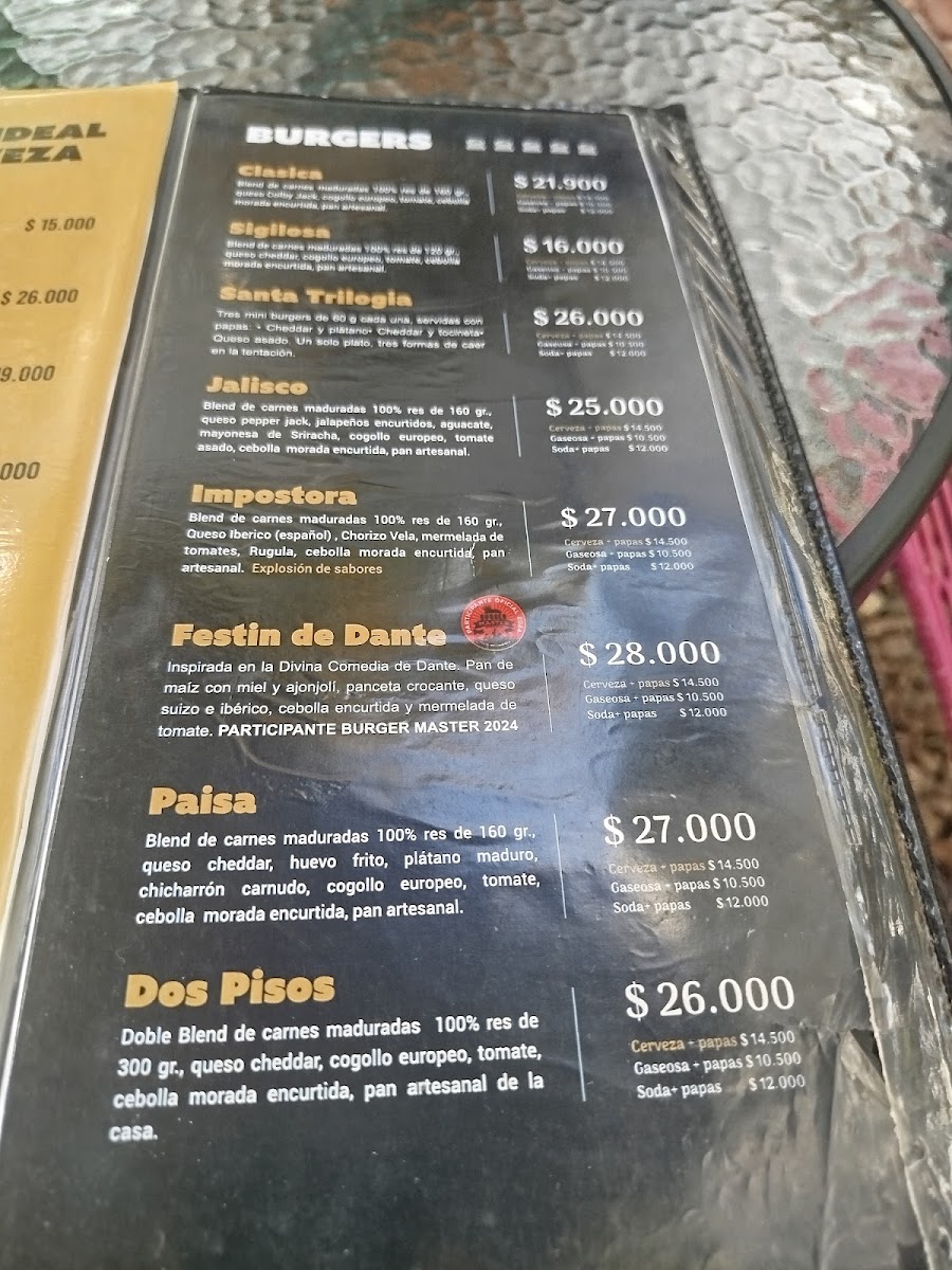 Lusa Hamburgueseria Photo Menu 1