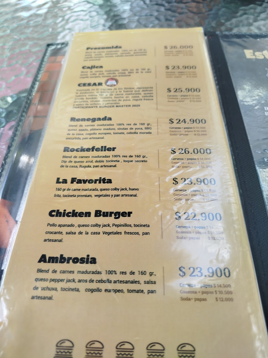 Lusa Hamburgueseria Photo Menu 3