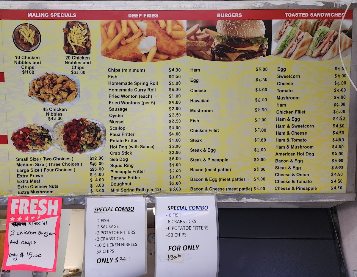 Maling Food Bar Photo Menu 2
