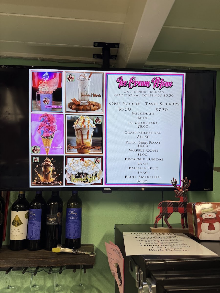 Twain Harte Creamery Photo Menu 3