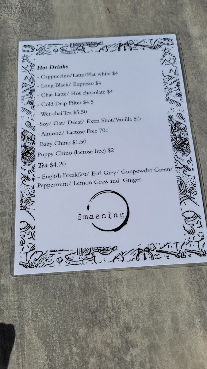 The Sorrento Social Cafe Photo Menu 5