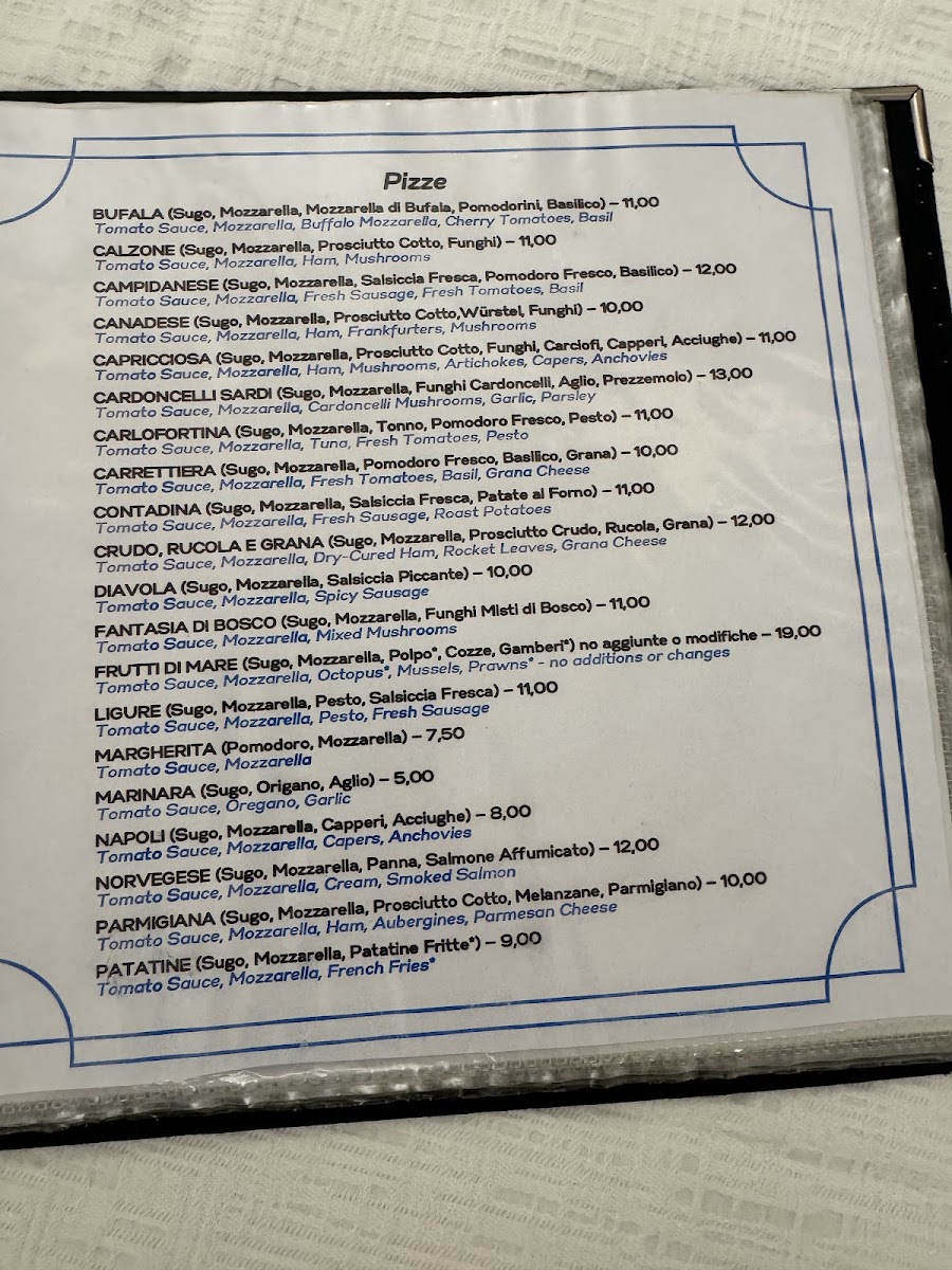 Ristorante Sa Tankitta Photo Menu 3