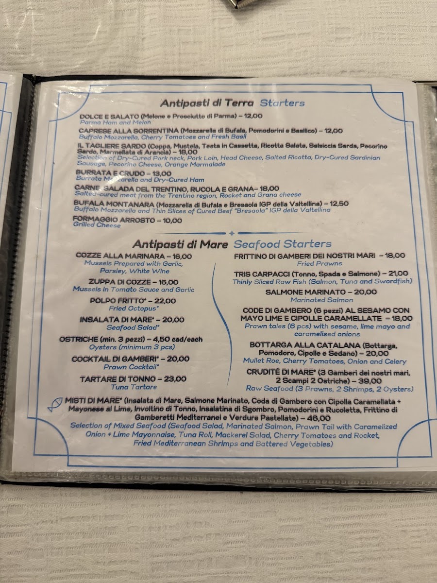 Ristorante Sa Tankitta Photo Menu 6