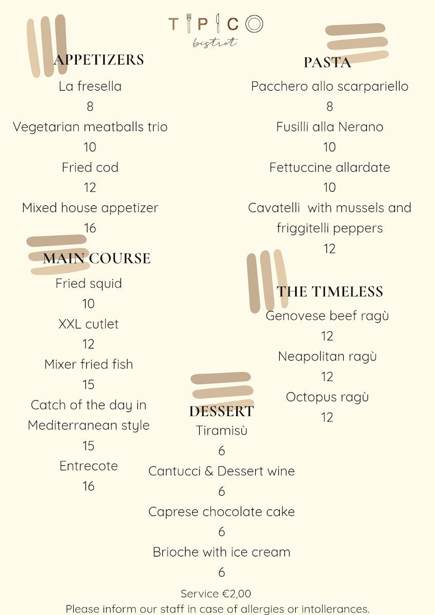 Tipico bistrot Photo Menu 3