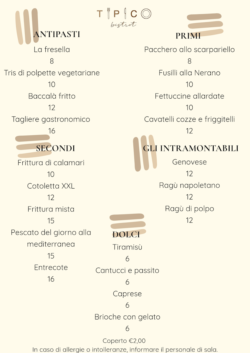 Tipico bistrot Photo Menu 5