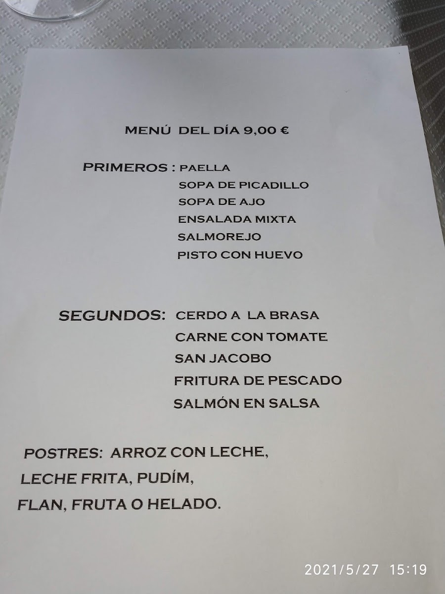 Restaurante Venta el Cruce (Piñar) Photo Menu 4