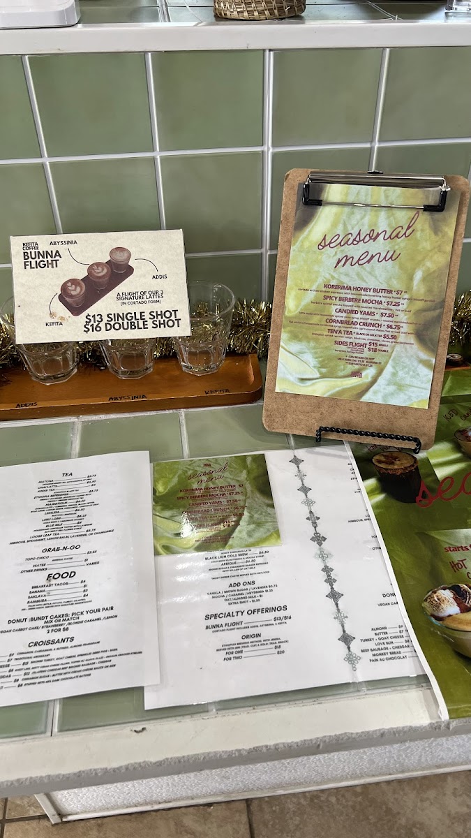 Kefita Coffee Photo Menu 3