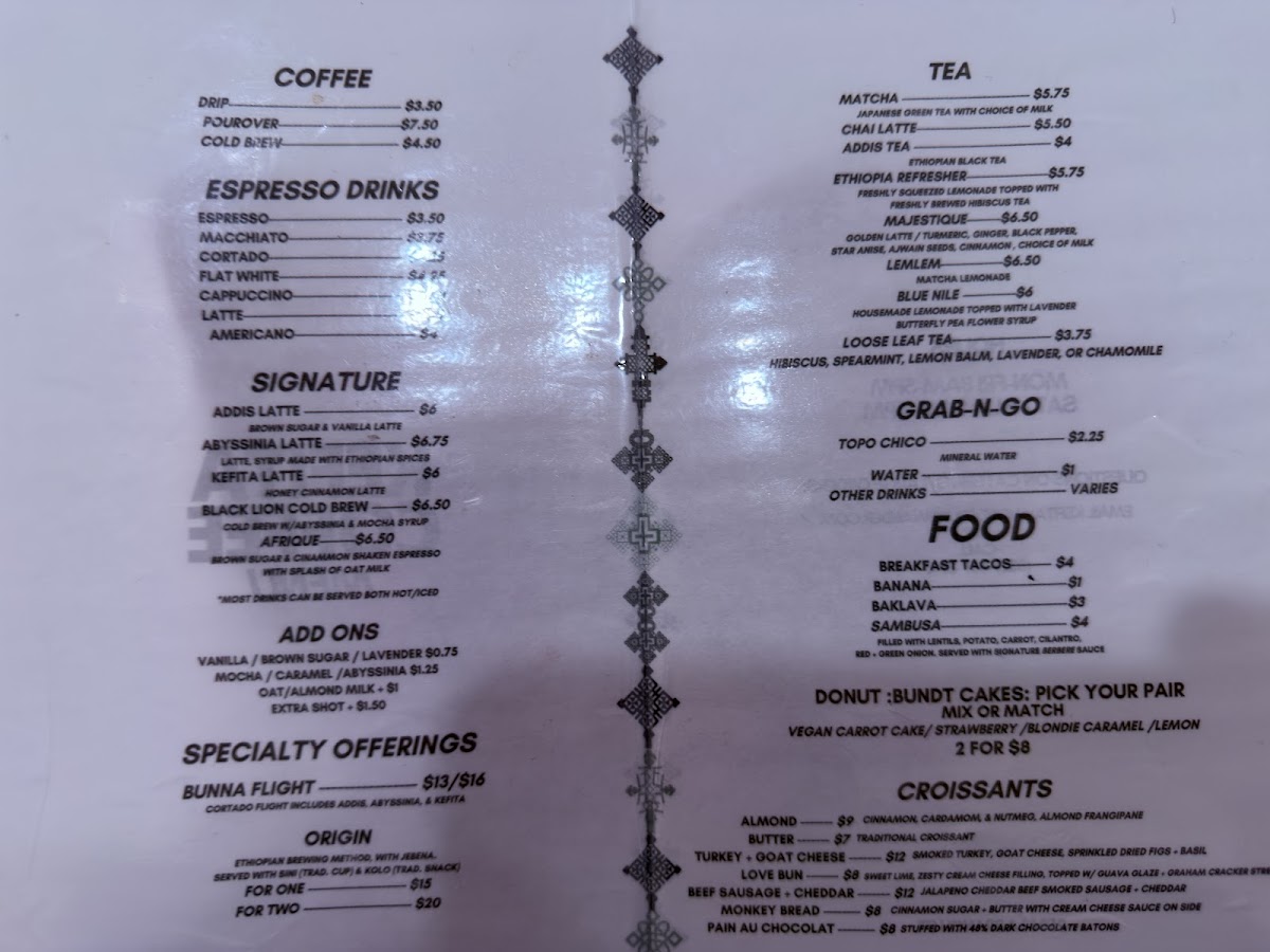 Kefita Coffee Photo Menu 6