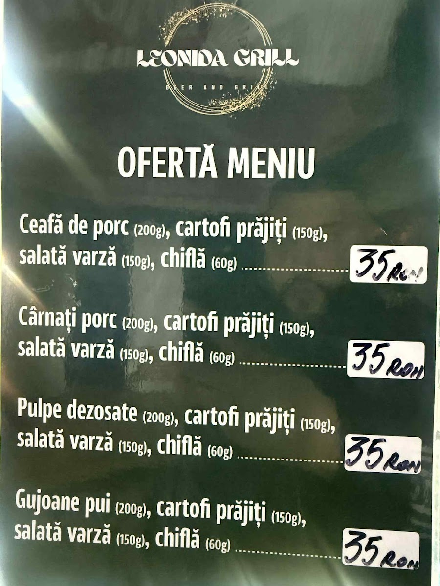 Leonida Grill Photo Menu 2