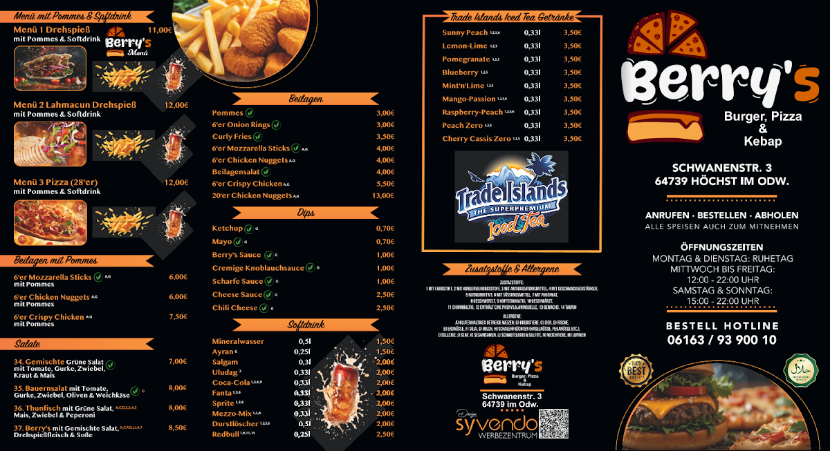 Berry's Burger, Pizza & Kebap Photo Menu 2