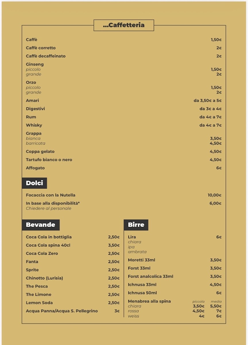 Ristorante La Fortezza Photo Menu 2